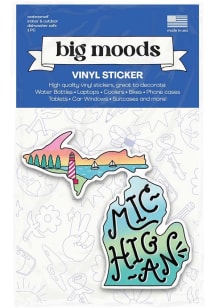 Michigan Lighthouse Stickers - Blue