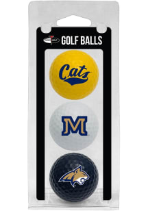 Montana State Bobcats 3 Pack Golf Balls