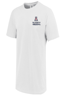 Arizona Wildcats White Stadium Helmet Short Sleeve T Shirt