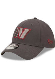 New Era Washington Commanders Mens Graphite GCP 39THIRTY Flex Hat