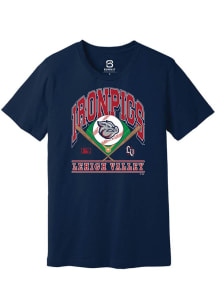 Summit Sportswear Lehigh Valley Ironpigs Navy Blue Homefield Short Sleeve Fashion T Shirt