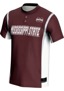ProSphere Mississippi State Bulldogs Mens Maroon Rival Baseball Jersey