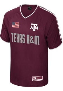 Colosseum Texas A&M Aggies Mens Maroon Replica Soccer Jersey