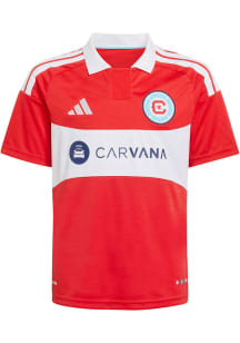 Adidas Chicago Fire Youth Red Home Replica 26/27 Soccer Jersey