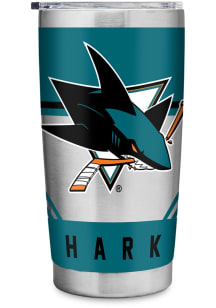 San Jose Sharks 20oz Stainless Steel Tumbler - Black