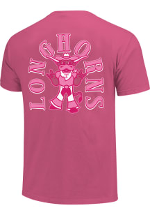 Texas Longhorns Womens Pink Team Arch Short Sleeve T-Shirt