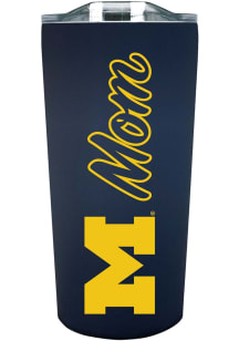 Michigan Wolverines 18oz Soft Touch Mom Stainless Steel Tumbler - Navy Blue