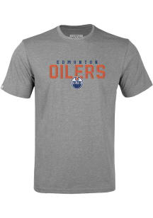 Levelwear Edmonton Oilers Grey Richmond Carve Short Sleeve T Shirt