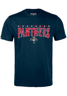 Levelwear Florida Panthers Navy Blue Richmond Snowflakes Short Sleeve T Shirt