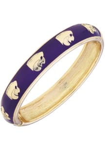 K-State Wildcats Logo Hinge Womens Bracelet