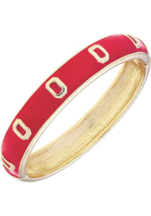 Ohio State Buckeyes Logo Hinge Womens Bracelet
