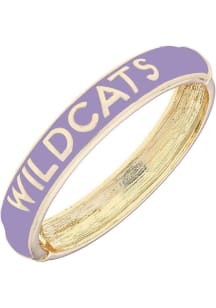 K-State Wildcats Script Hinge Womens Bracelet