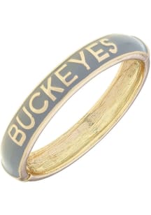 Ohio State Buckeyes Script Hinge Womens Bracelet
