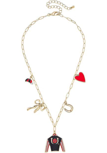 Kentucky Derby Paperclip Charm Necklace