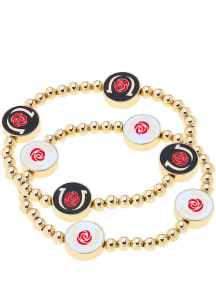 Kentucky Derby Beaded Stretch Set of 2 Womens Bracelet