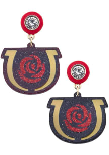 Kentucky Derby Resin Logo Womens Earrings