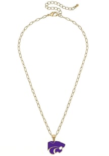 K-State Wildcats Enamel Logo Necklace