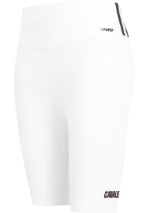 Pro Standard Cleveland Cavaliers Womens White Classic Chenille Bike Shorts
