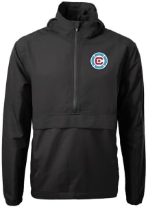 Cutter and Buck Chicago Fire Mens Black Charter Eco Pullover Jackets