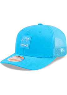 New Era Carolina Panthers Sideline Trucker 9SEVENTY Adjustable Hat - Carolina Blue