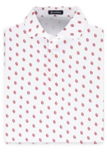 Turtleson Oklahoma Sooners Mens White Gameday Short Sleeve Fashion Polo