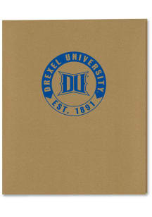 Drexel Dragons Team Logo Notebook and Folder - Navy Blue
