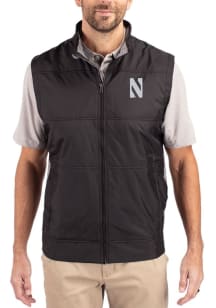 Cutter and Buck Northwestern Wildcats Mens Purple Stealth Sleeveless Jacket