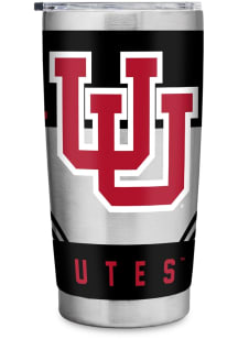Utah Utes 20oz Stainless Steel Tumbler - Silver
