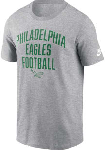 Nike Philadelphia Eagles Grey Rewind Essential Short Sleeve T Shirt
