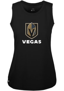 Levelwear Vegas Golden Knights Womens Black Macy Home Turf Tank Top