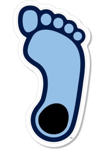 North Carolina Tar Heels 3 Inch Heel Auto Decal - Light Blue