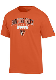 Champion Bowling Green Falcons Orange Pill Class of 2026 Jersey Short Sleeve T Shirt