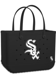 Chicago White Sox Black Large Bogg Bag Tote