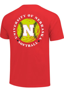 Nebraska Cornhuskers Youth Red Team Logo Short Sleeve T-Shirt
