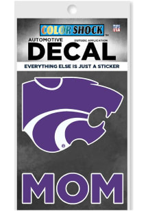 K-State Wildcats Mom Auto Decal - Purple