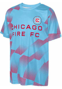 Chicago Fire Youth Light Blue Sheer Thrill Short Sleeve T-Shirt