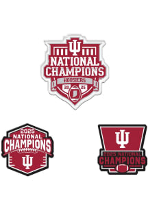 Indiana Hoosiers 2025 National Champs 3pk Magnet