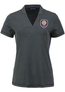 Cutter and Buck Orlando City SC Womens Black Forge Short Sleeve T-Shirt