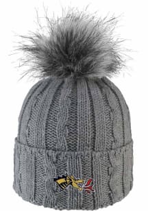 LogoFit Drexel Dragons Charcoal Alps Pom Womens Knit Hat
