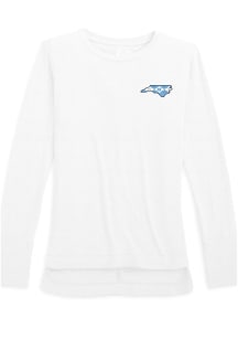 Johnnie O North Carolina Tar Heels Womens White Valerie LS Tee