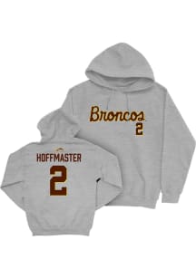 London Hoffmaster Western Michigan Broncos Mens Grey NIL Script Player Hood