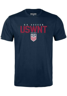 Levelwear USWNT Youth Navy Blue Richmond Jr Carve Short Sleeve T-Shirt