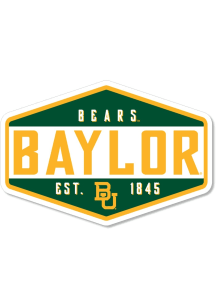 Baylor Bears 3.5" Badge Rugged Stickers - Green