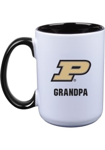 Purdue Boilermakers Grandpa 15oz Ceramic Mug - White