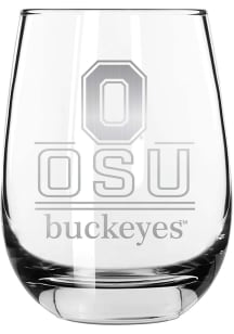 Ohio State Buckeyes Classic Crew 2 Pack 15oz Stemless Stemless Wine Glass - Clear