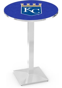 Kansas City Royals Chrome Square Base Pub Table