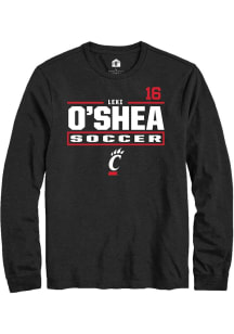 Lexi O’Shea Cincinnati Bearcats Black NIL Stacked Box Long Sleeve Player T Shirt