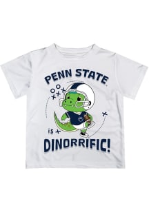 Vive La Fete Penn State Nittany Lions Infant Dino-Riffic Short Sleeve T-Shirt White
