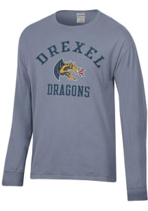 ComfortWash Drexel Dragons Grey Arch Garment Dyed Long Sleeve T Shirt