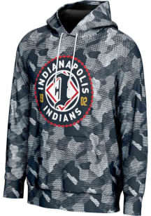 ProSphere Indianapolis Indians Mens Navy Blue Camo Long Sleeve Hoodie